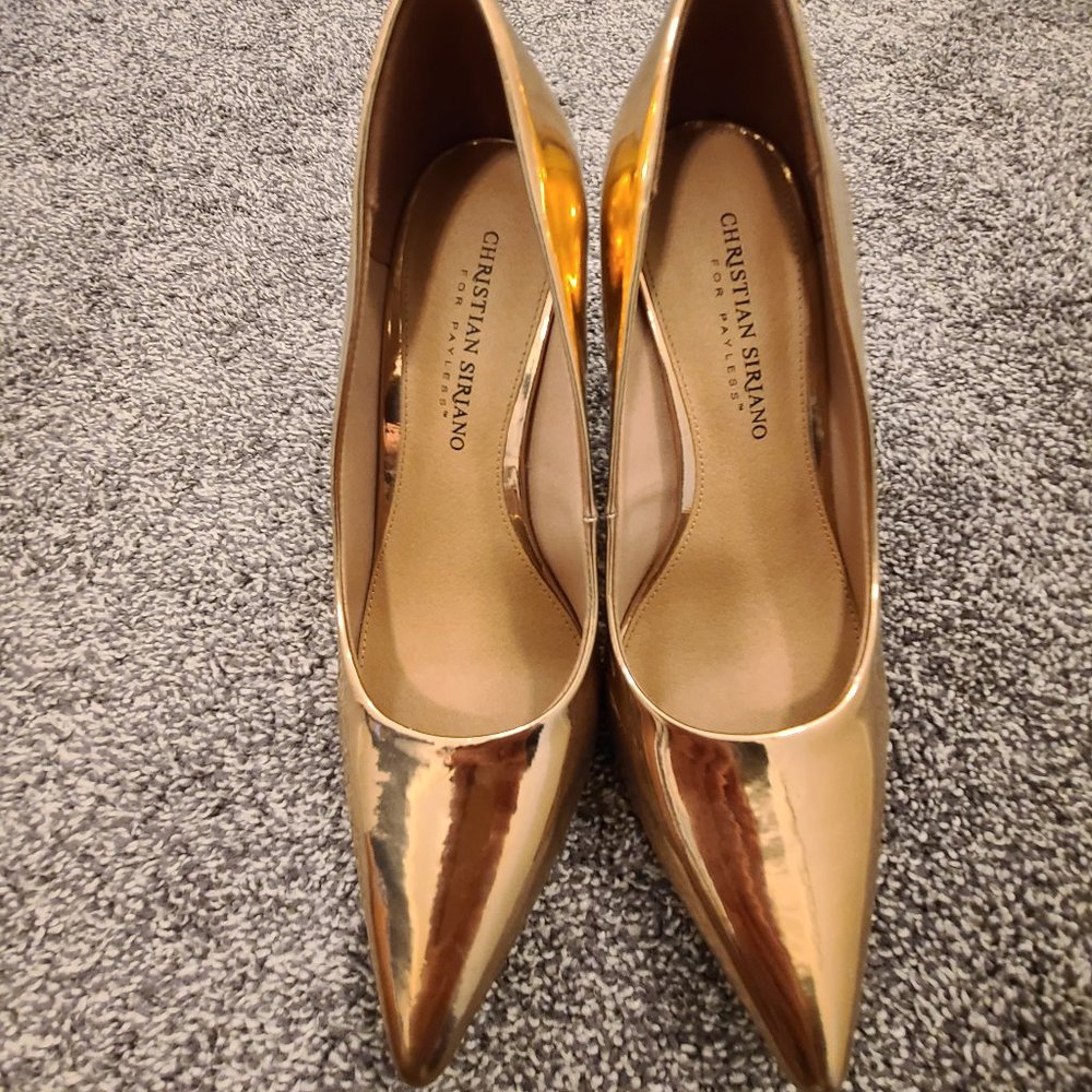 Gold Women's Heels 7.5